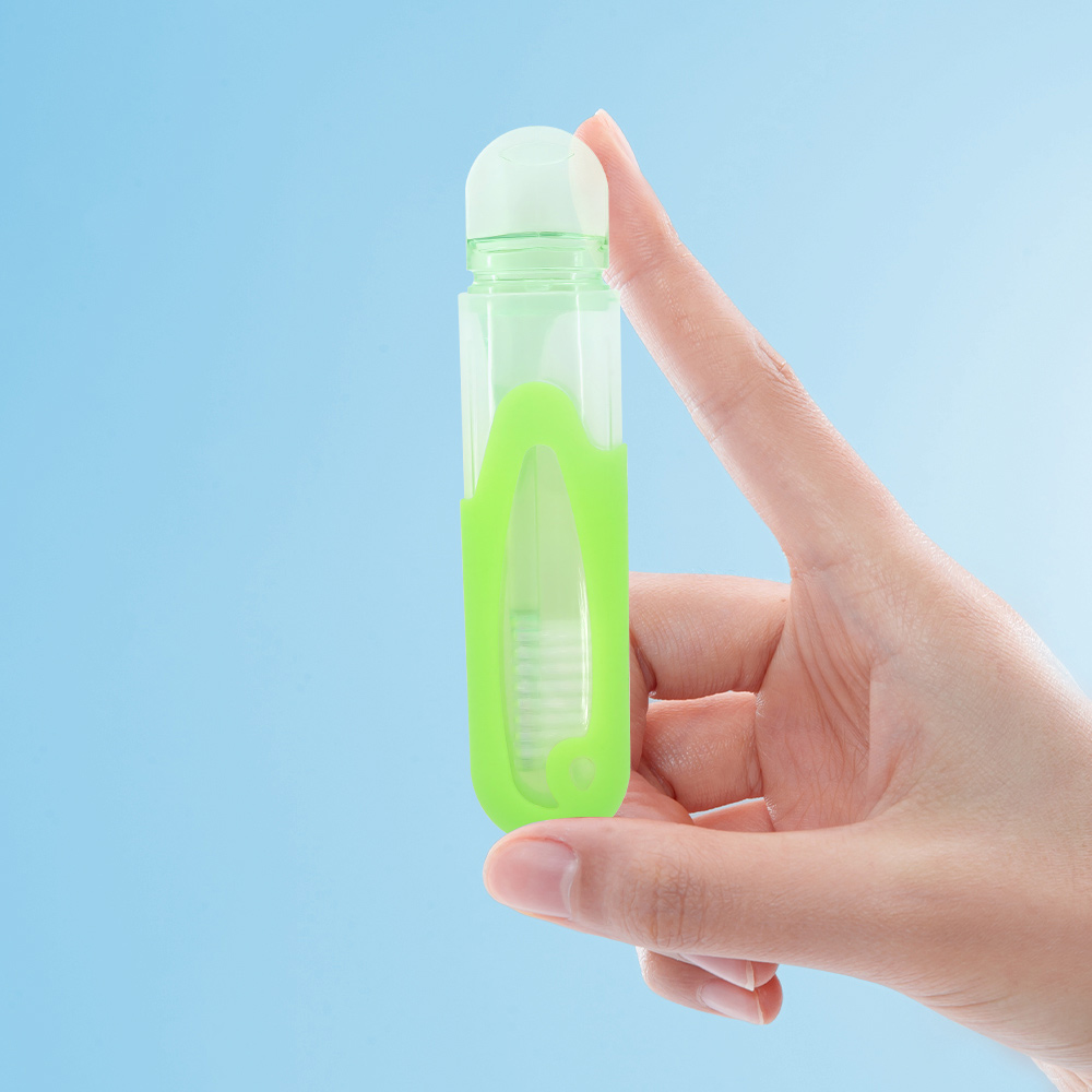 Wholesale Portable Folding Travel Toothbrush with Detachable Case Handle