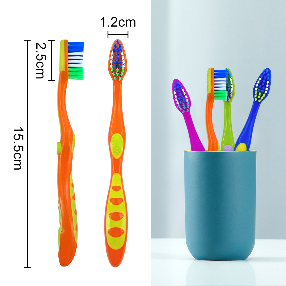 Wholesale OEM Kids Soft Toothbrush with Built-In Tongue Scraper