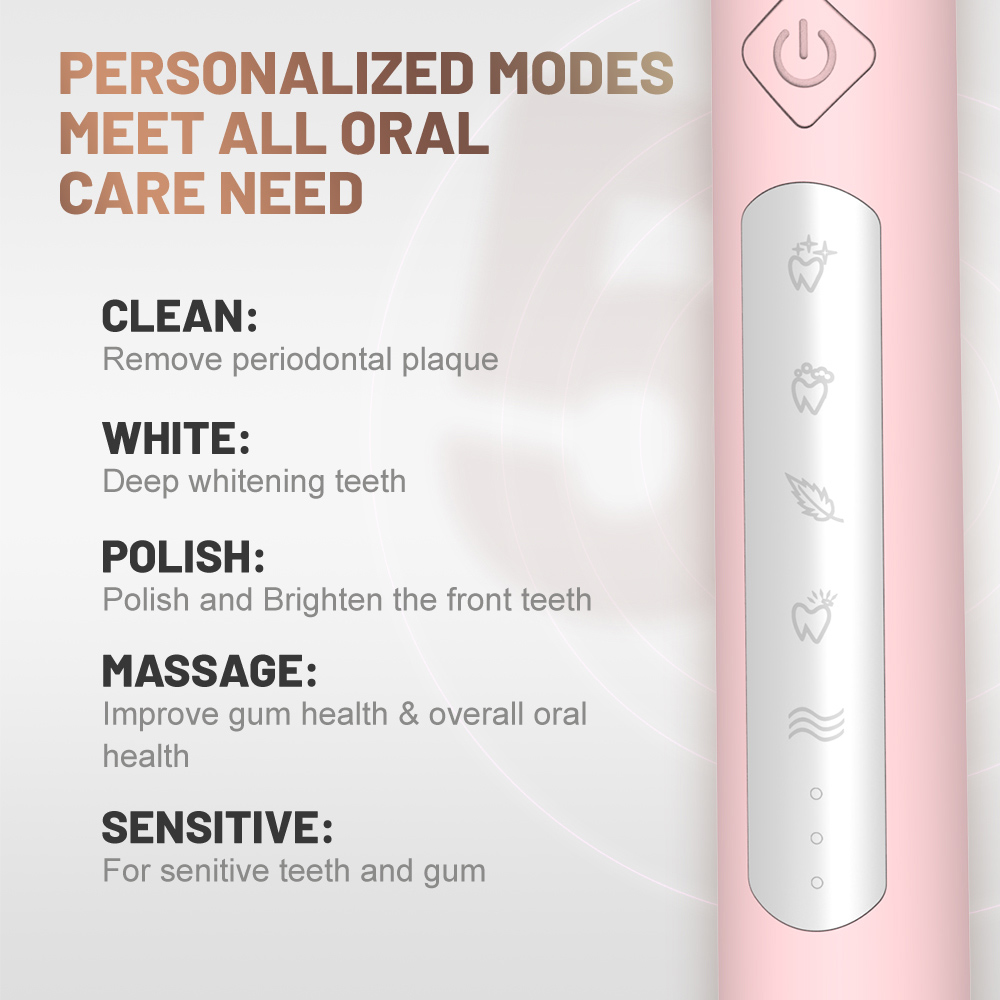 Private Label Rechargeable Adult Sonic Rechargeable Electric Toothbrush