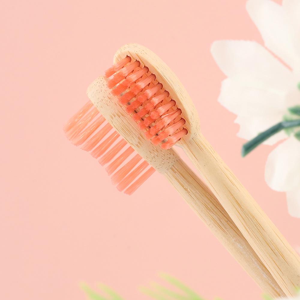 Wholesale Eco-Friendly Bamboo Toothbrush with Custom Logo