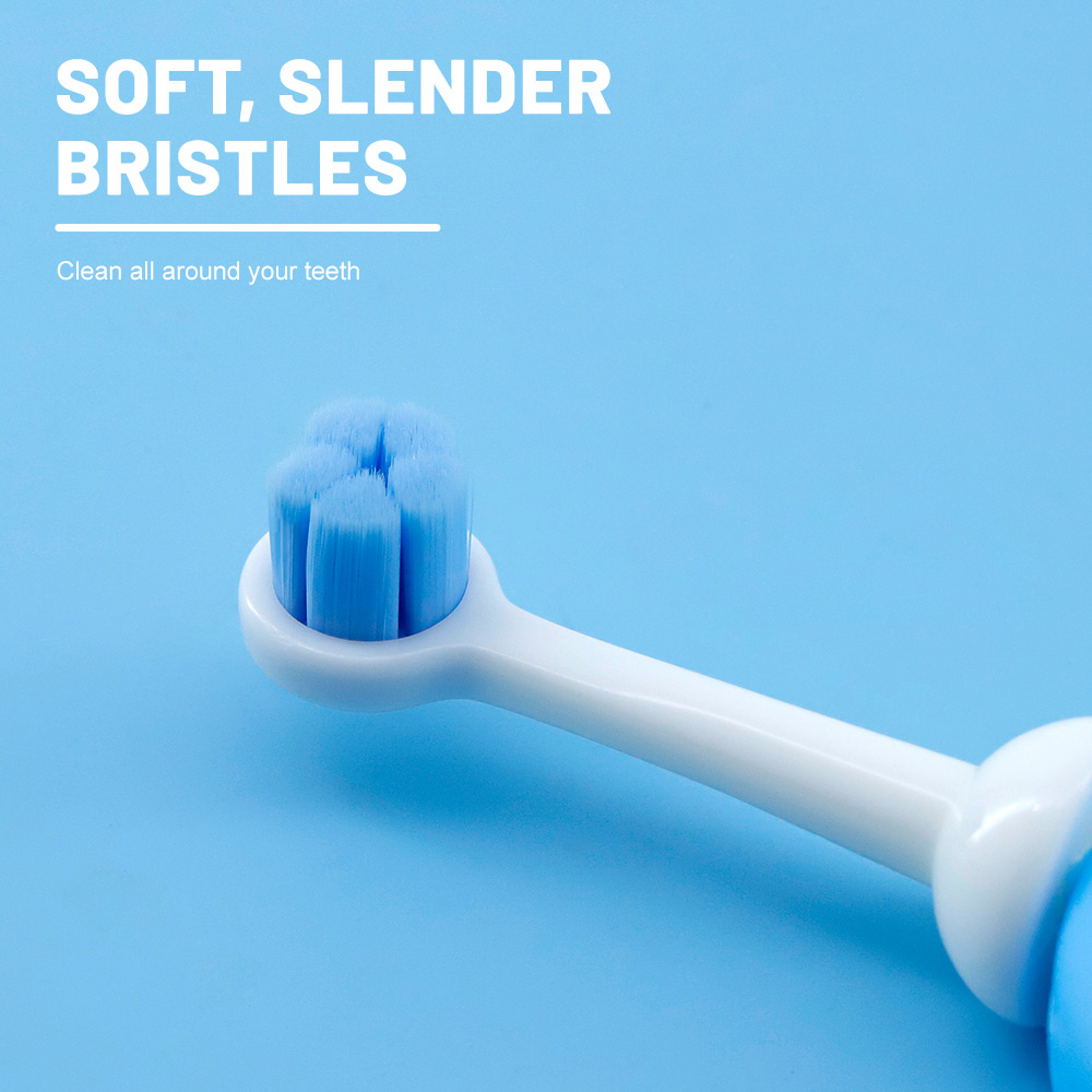 Customize Cute Round Handle Infant Oral Care Tooth Brush