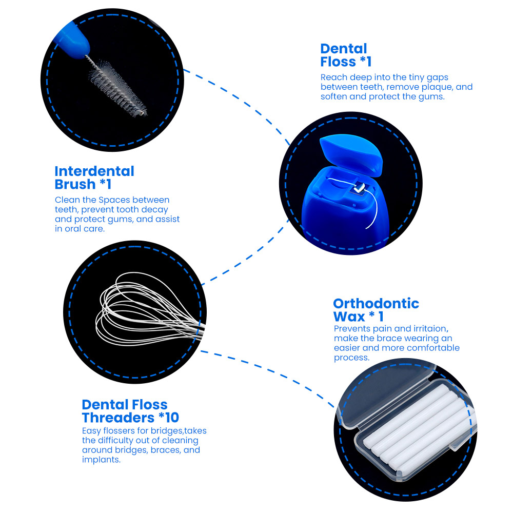 Orthodontic Dental Hygiene Toothbrush Kits