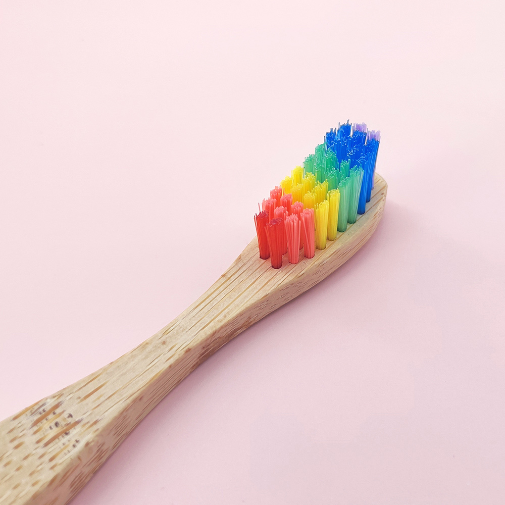 Biodegradable Bamboo Toothbrush With OEM Customize