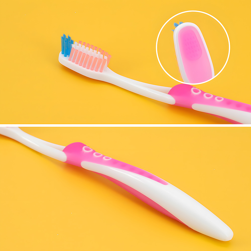 Customize Soft Tapered Bristles Adult Toothbrush in Individual Blister
