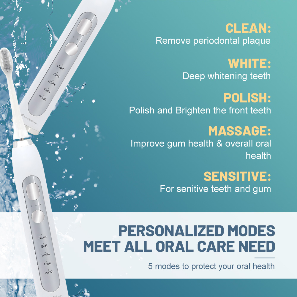 Wholesale Custom Manufacturer USB Rechargeable Sonic Toothbrush