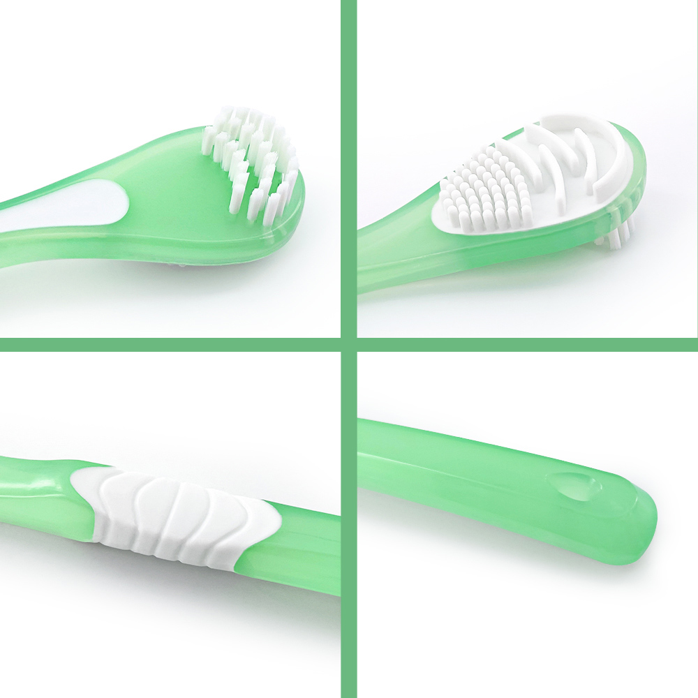 OEM Custom Dual-Function Tongue Cleaner