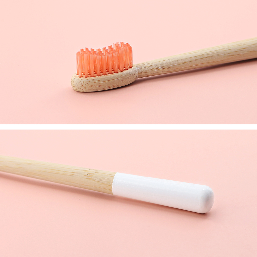 Wholesale Eco-Friendly Bamboo Toothbrush with Custom Logo