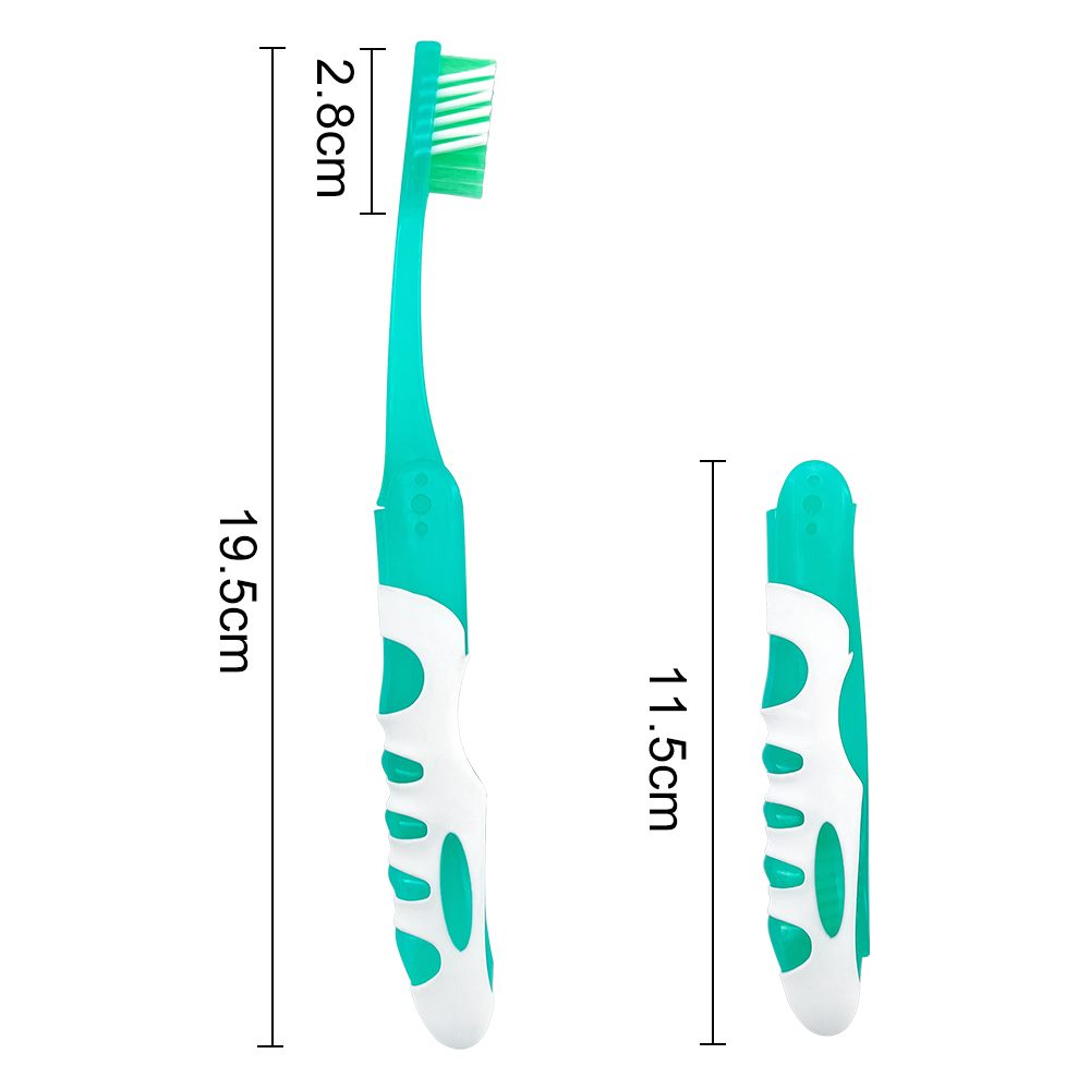 Bulk Customized 180° Foldable Portable Travel Toothbrush