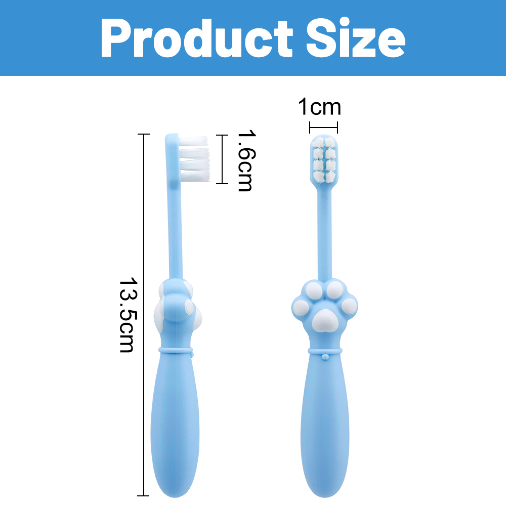 Custom Cute Cat Claw Toothbrush Handle Soft Bristles Plastic Toothbrush for Kids