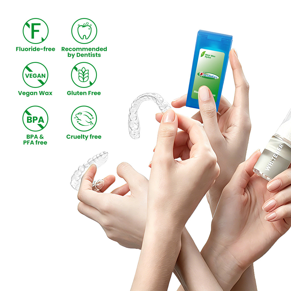 Bulk Waxed Dental Floss With Mint Flavor Manufacturer