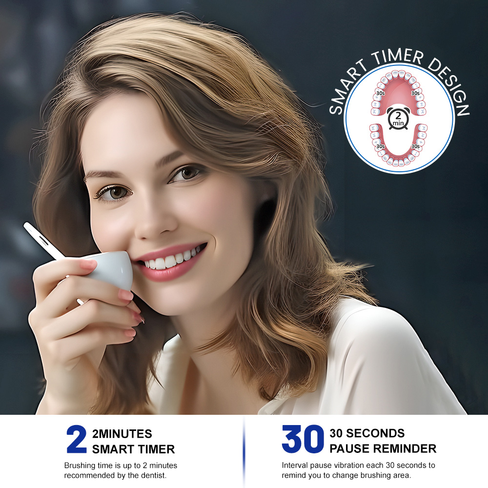 Custom Logo Home Dental Bleaching Electric Toothbrush