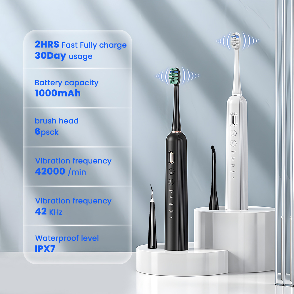 OEM 3-in-1 Multifunctional Sonic Electric Toothbrush with Water Flosser
