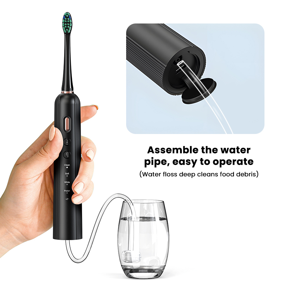 OEM 3-in-1 Multifunctional Sonic Electric Toothbrush with Water Flosser