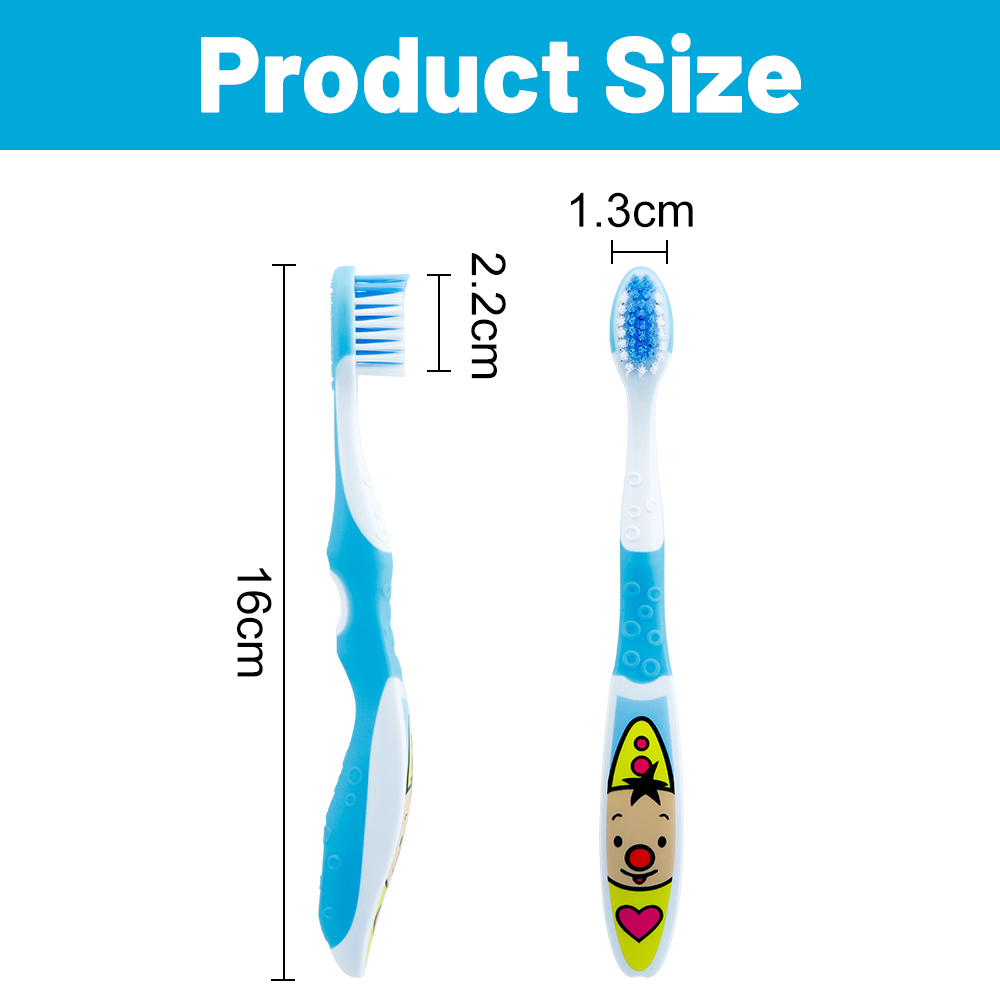 Wholesale OEM Private Label High Quality Soft Nylon Bristles Kids Manual Toothbrush