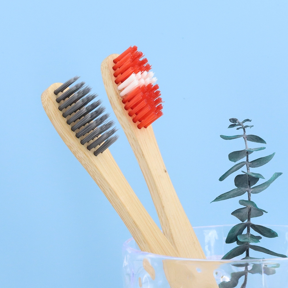 Personalized BPA-Free Biodegradable Bamboo Toothbrush For Adult & Kids