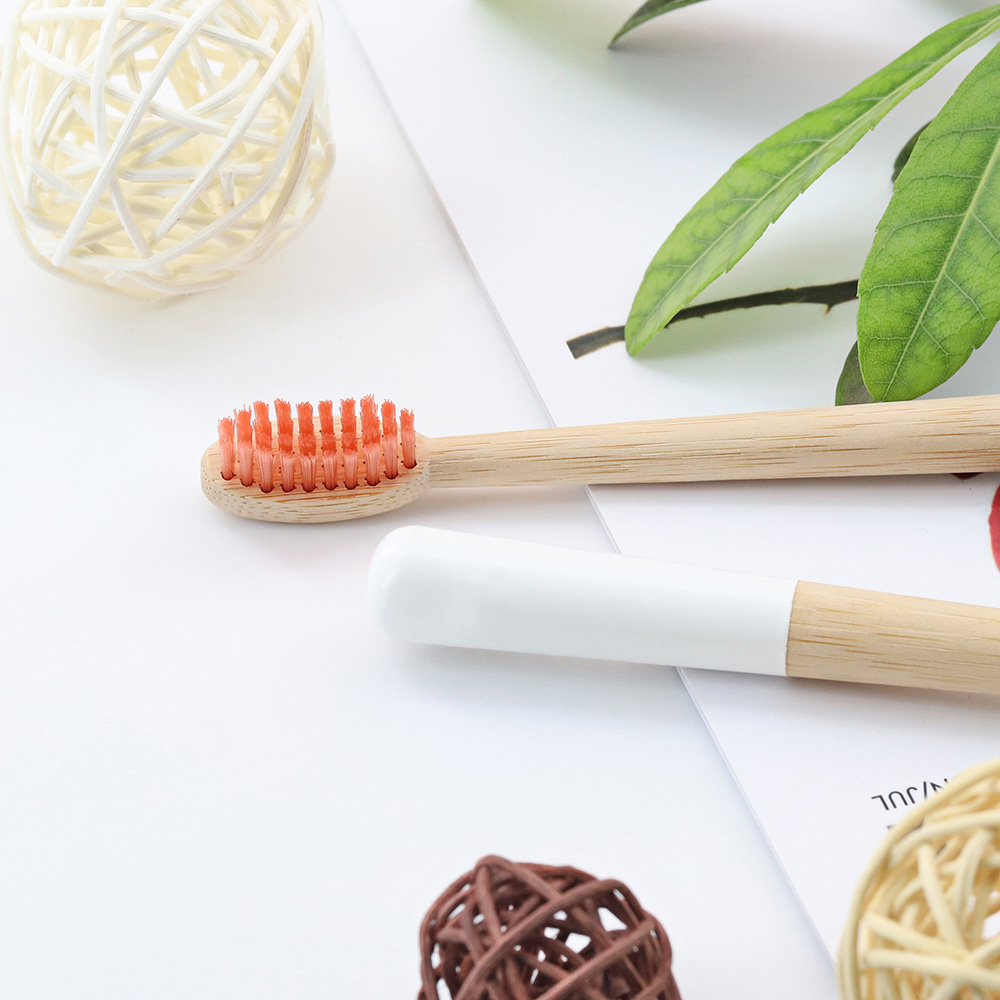 Wholesale Eco-Friendly Bamboo Toothbrush with Custom Logo