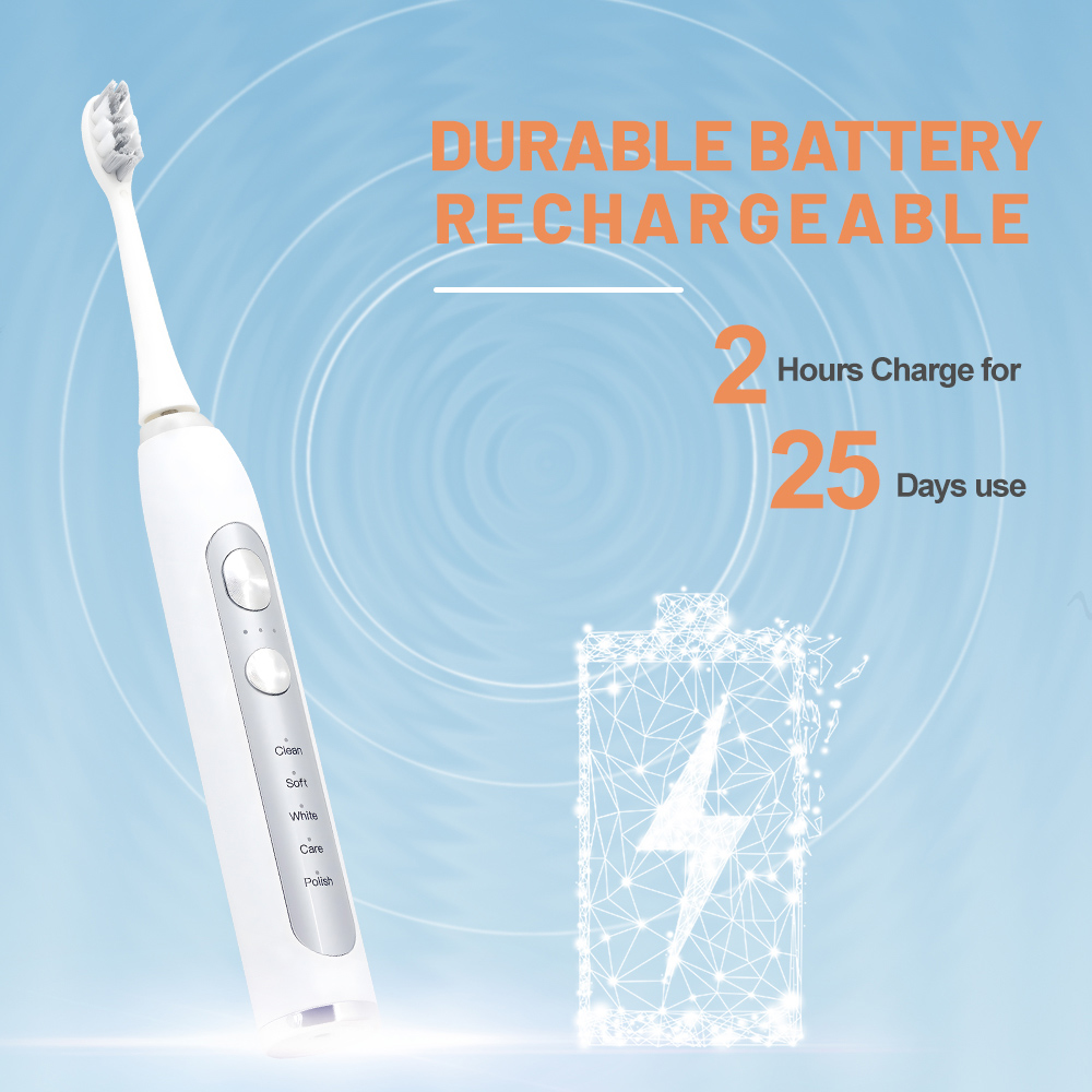 Wholesale Custom Manufacturer USB Rechargeable Sonic Toothbrush
