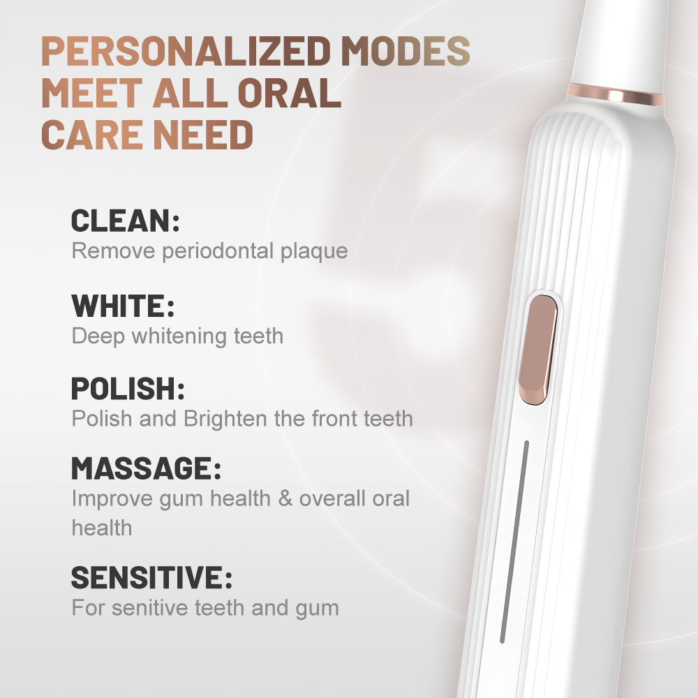 Custom Brand Smart Sonic Electric Toothbrush for Adults
