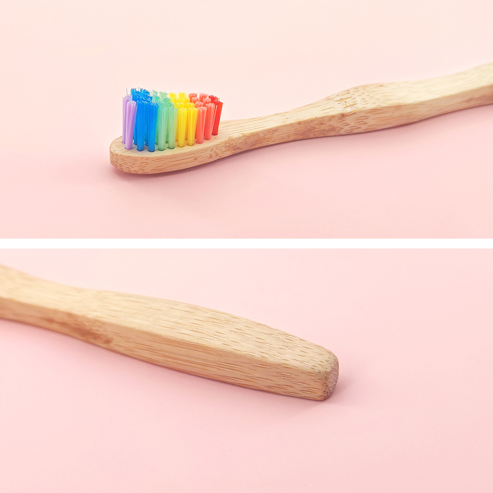 Biodegradable Bamboo Toothbrush With OEM Customize