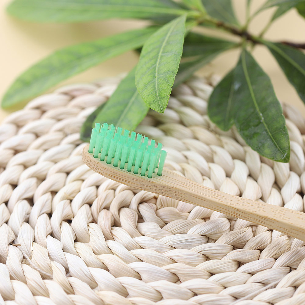 OEM Eco-Friendly Bamboo Reusable Toothbrush for Adults