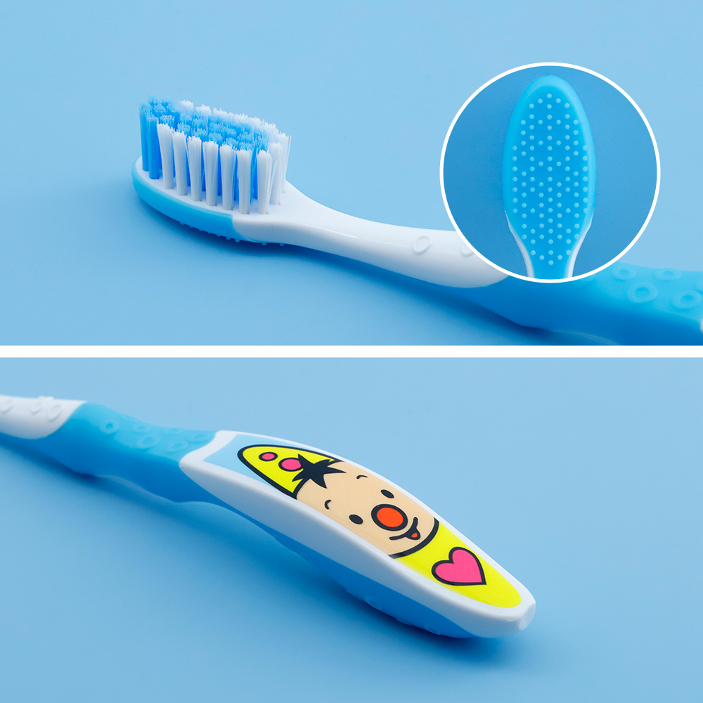 Wholesale OEM Private Label High Quality Soft Nylon Bristles Kids Manual Toothbrush