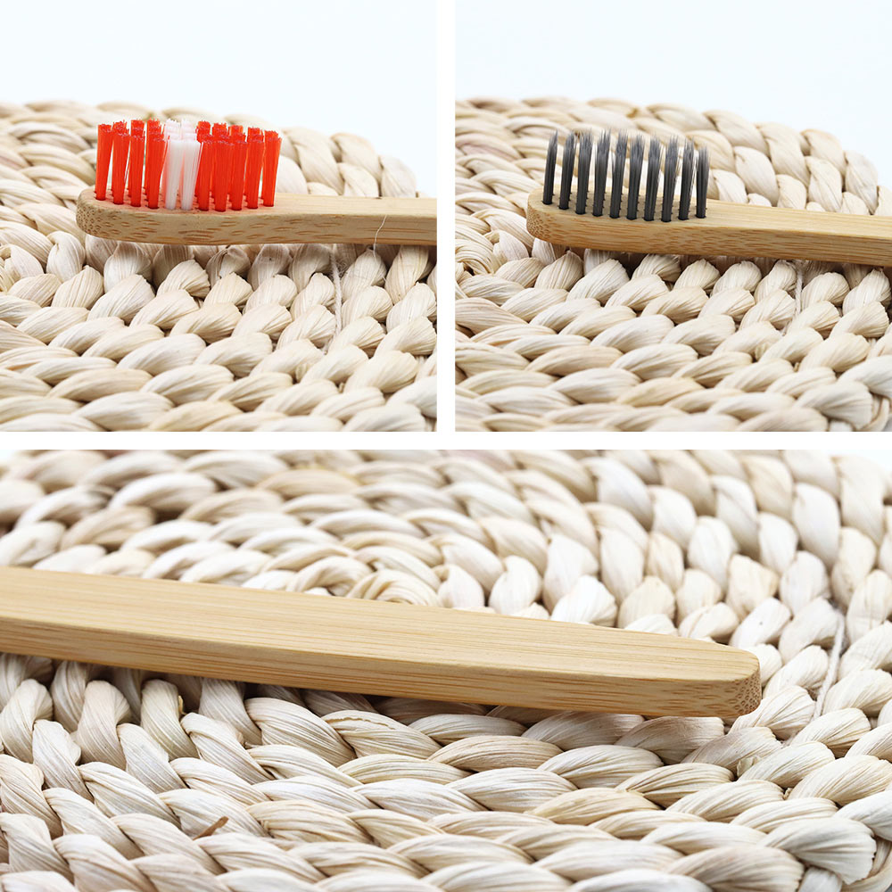 Personalized BPA-Free Biodegradable Bamboo Toothbrush For Adult & Kids