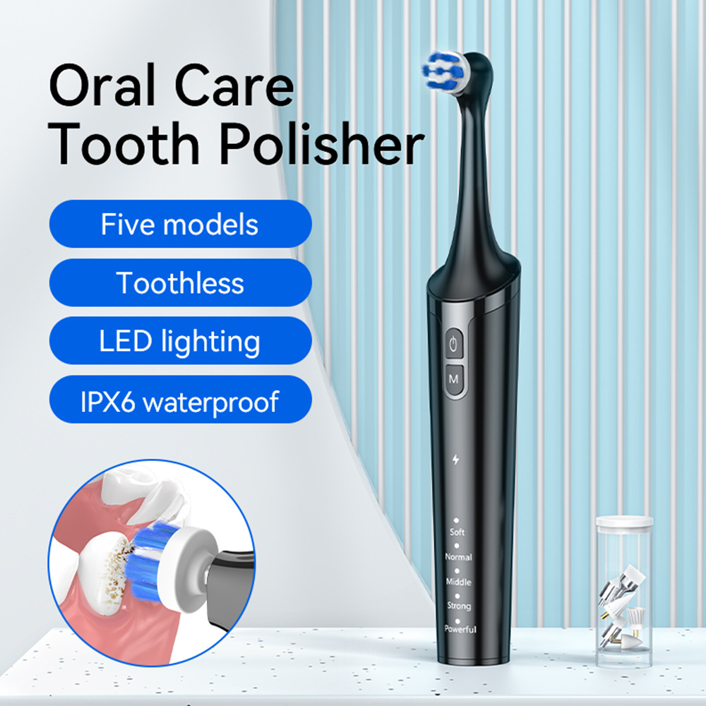 Portable Rechargeable Multifunctional Tooth Polisher Teeth Whitening Machine with Electric Toothbrush