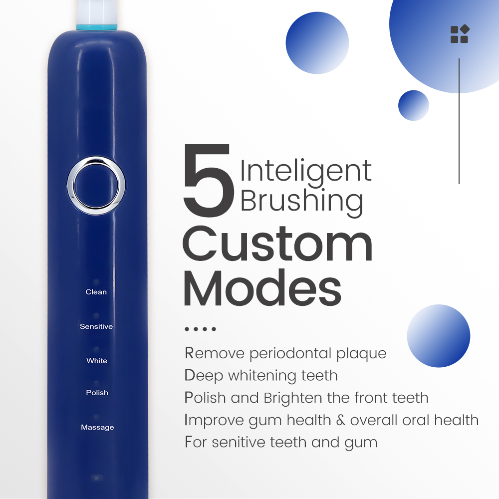 OEM Customize Adult Automatic Wireless Electric Toothbrush Factory