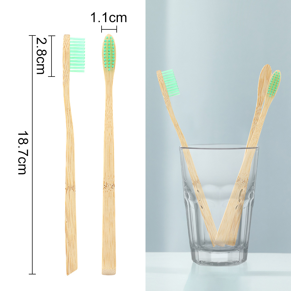 OEM Eco-Friendly Bamboo Reusable Toothbrush for Adults