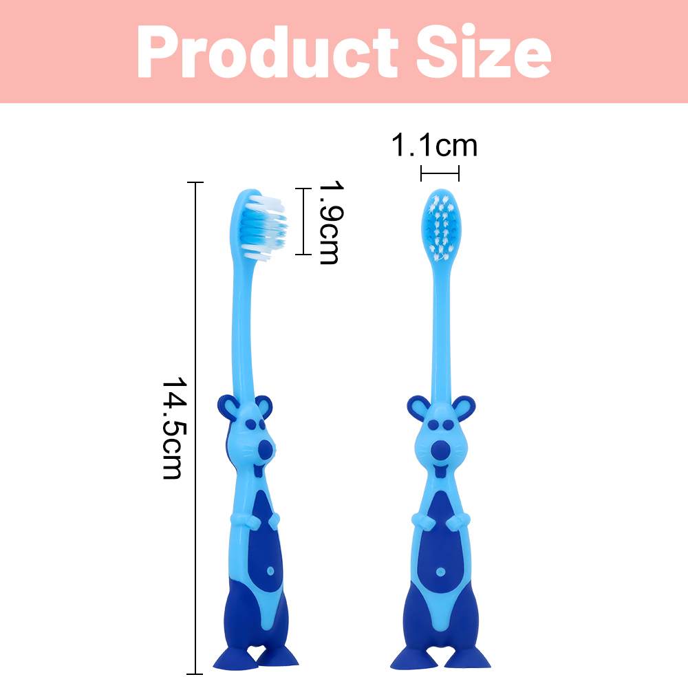 Full OEM/ODM Customization Animal Shaped Kids Toothbrush
