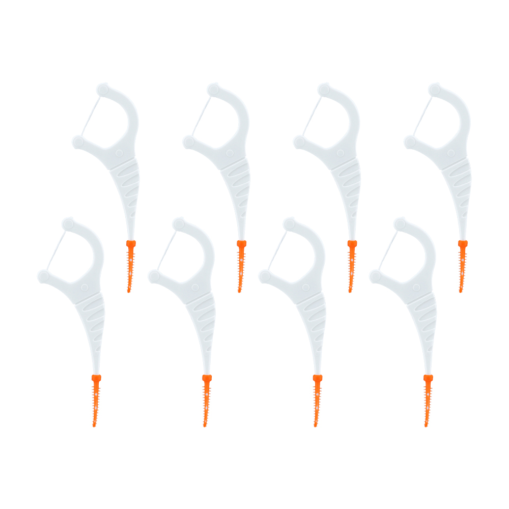 Private Label Customized 2-in-1 Multi-functional Dental Floss Picks