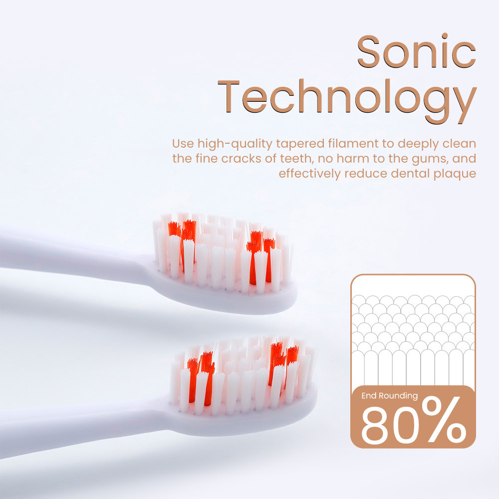 Battery Operated Hot Selling Portable Cordless Soft Bristle Electric Toothbrush