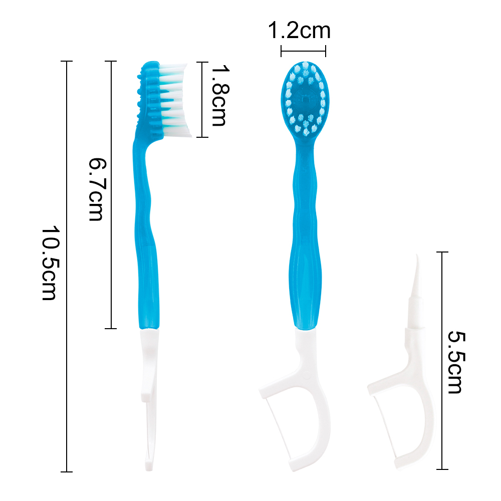OEM 5-in-1Disposable Mini Toothbrushes with Toothpaste