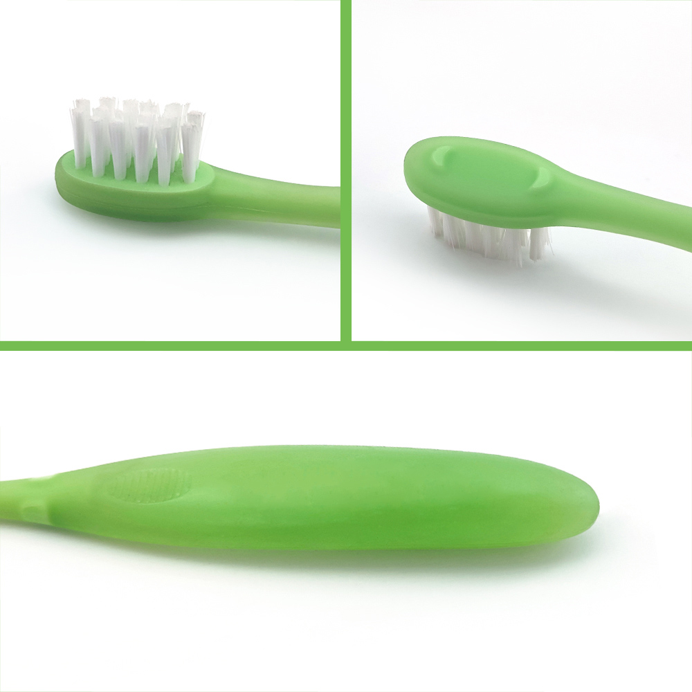 Wholesale Food Grade Silicone Handle Kids Toothbrush  with Ultra Soft Bristle
