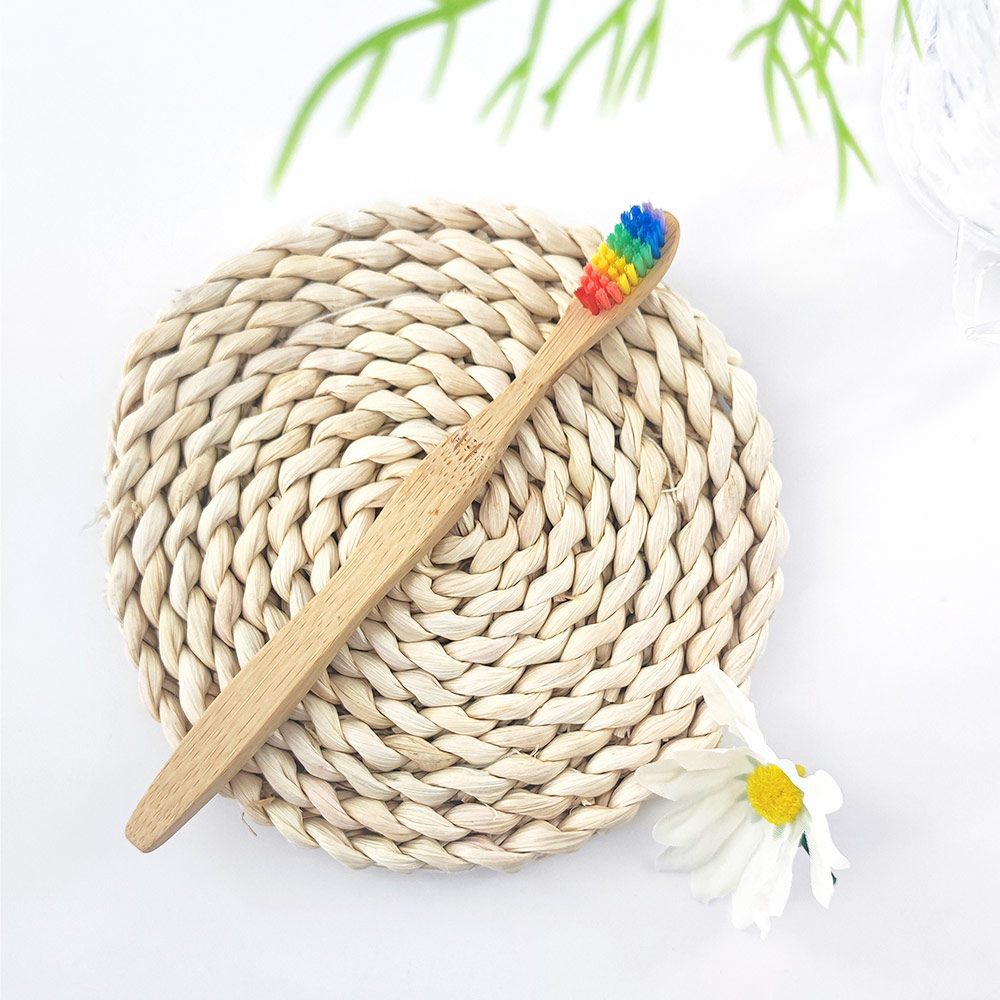 Biodegradable Bamboo Toothbrush With OEM Customize