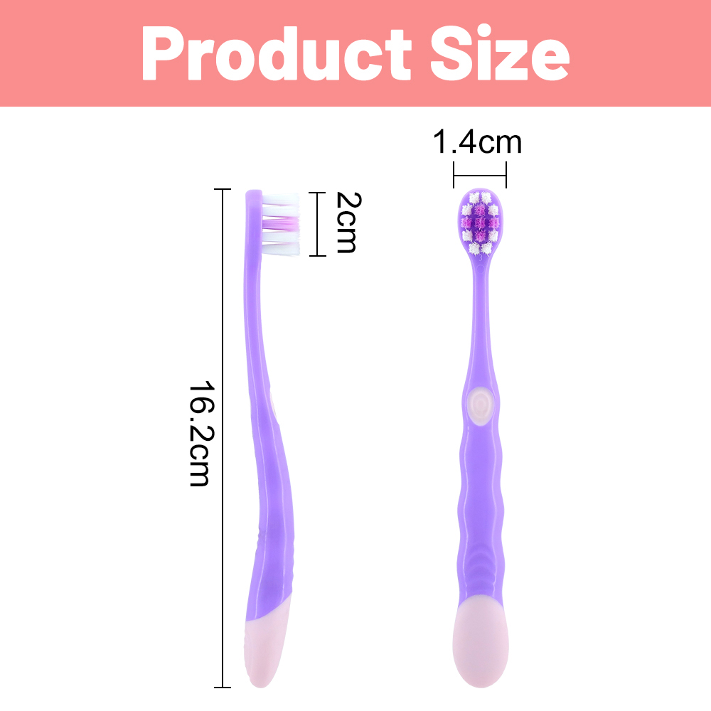 Wholesale Kids Manual Toothbrush with Ergonomic Wave Grip