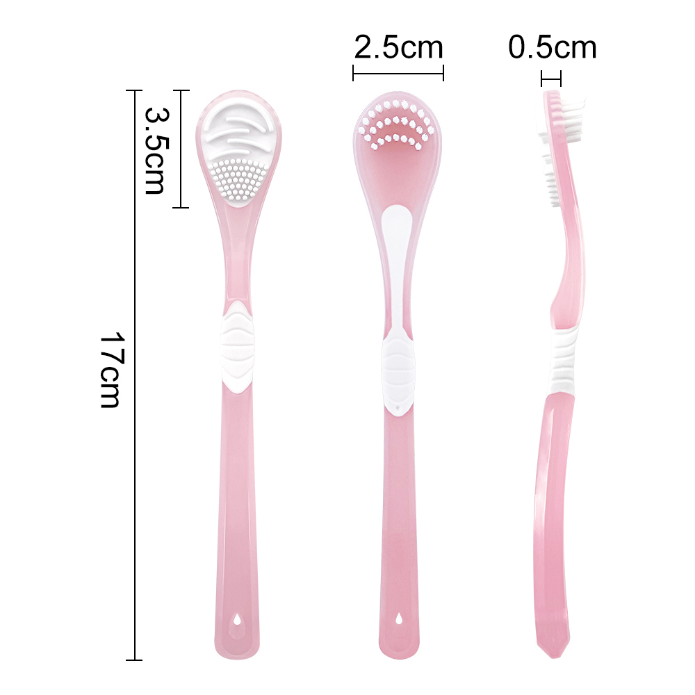OEM Custom Dual-Function Tongue Cleaner