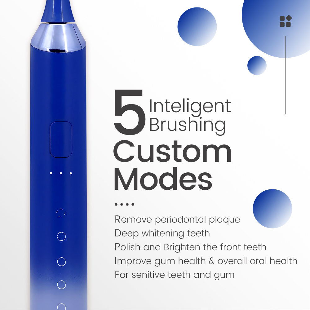 Custom Logo Home Dental Bleaching Electric Toothbrush