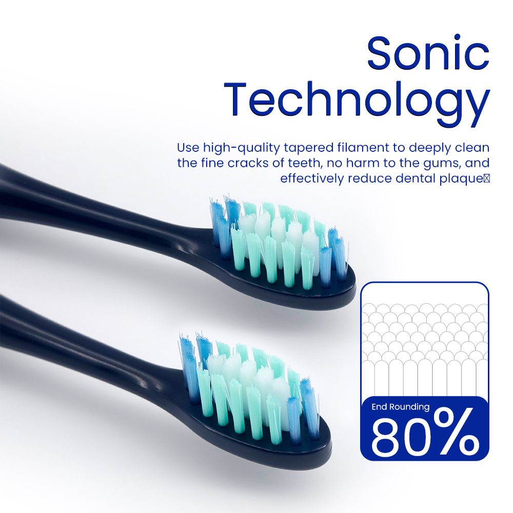 High Quality IPX5 Waterproof Sonic Electric Toothbrush with Medium Bristle For Adult