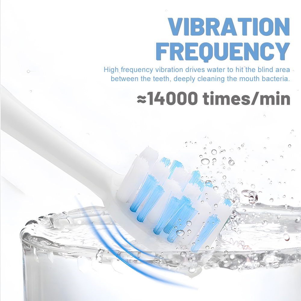 CE Approved Adult Battery Powered Electric Vibrating Toothbrush for Travel