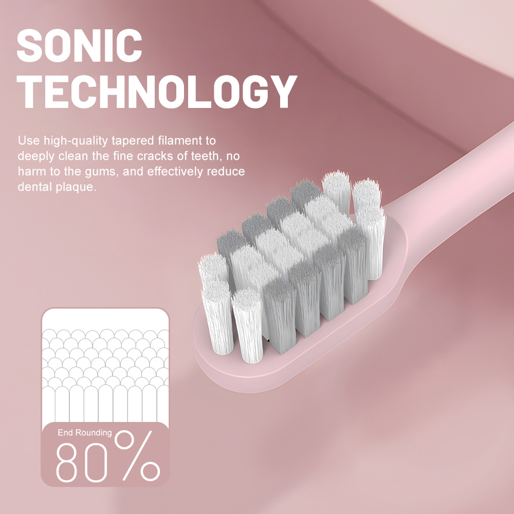 OEM IPX7 Waterproof Sonic Electric Toothbrush for Adults