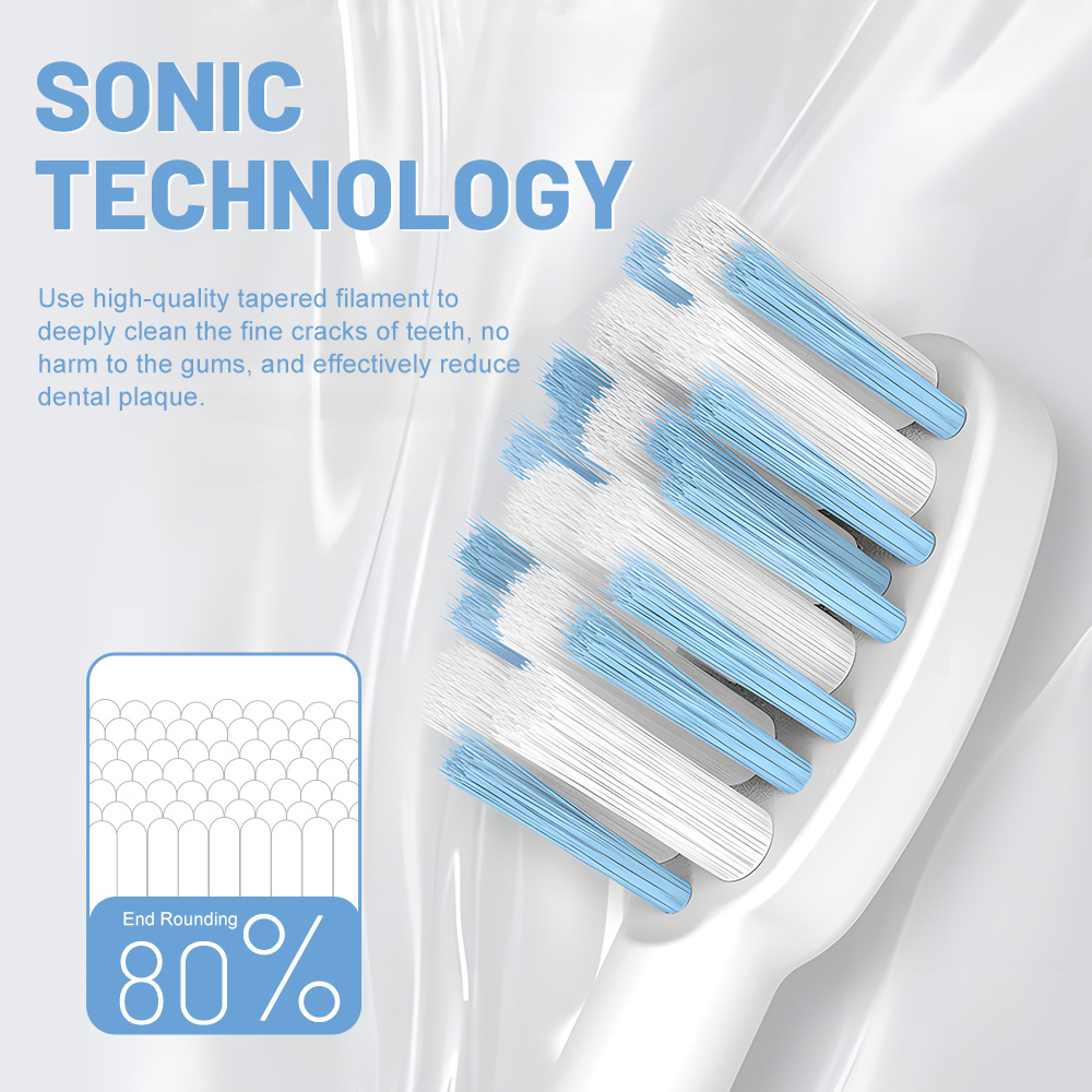 CE Approved Adult Battery Powered Electric Vibrating Toothbrush for Travel