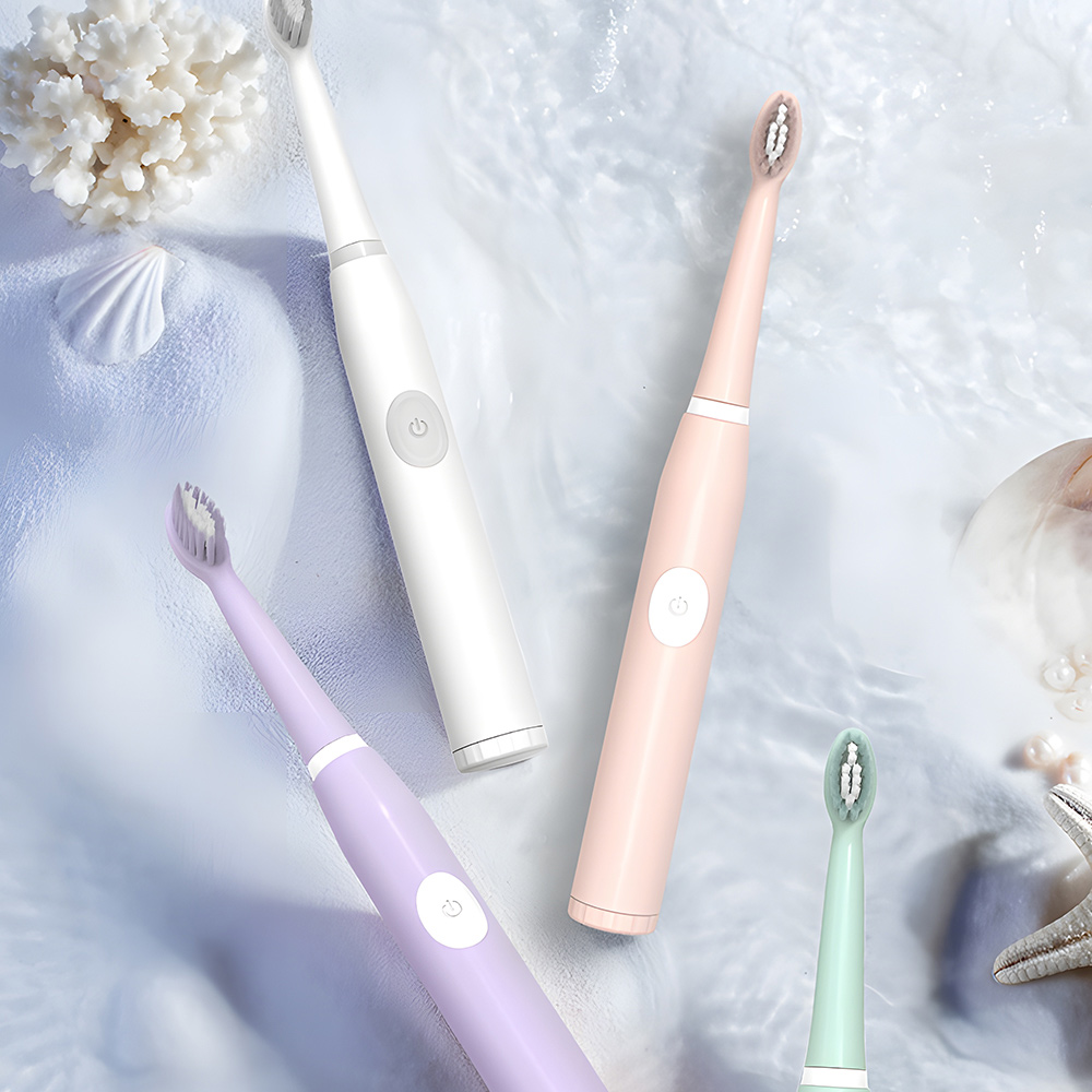 Private Label Battery Portable Waterproof Electric Toothbrush for Adults