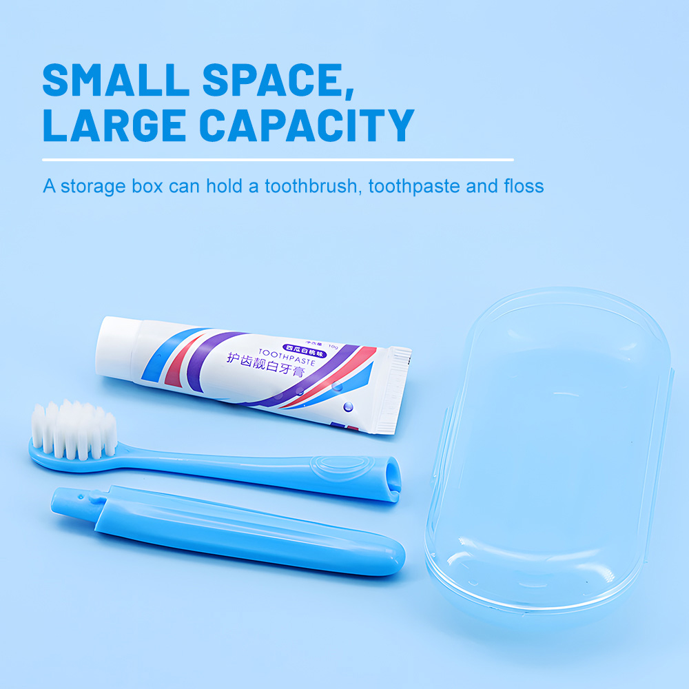 OEM Travel Toothbrush Set with Portable Case