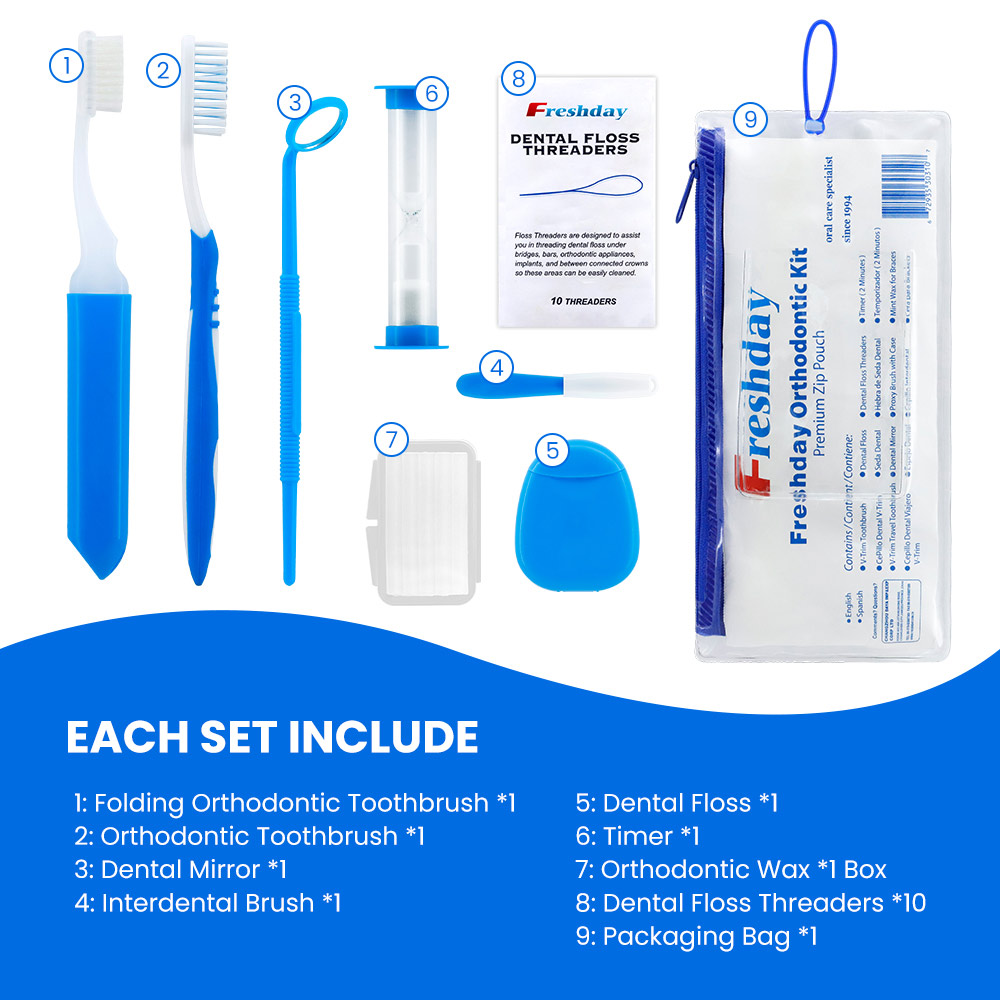 Orthodontic Dental Hygiene Toothbrush Kits