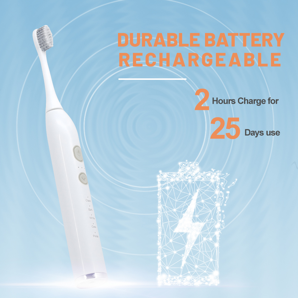 Wholesale Intelligent Antibacterial Sonic Electric Toothbrush For Adult