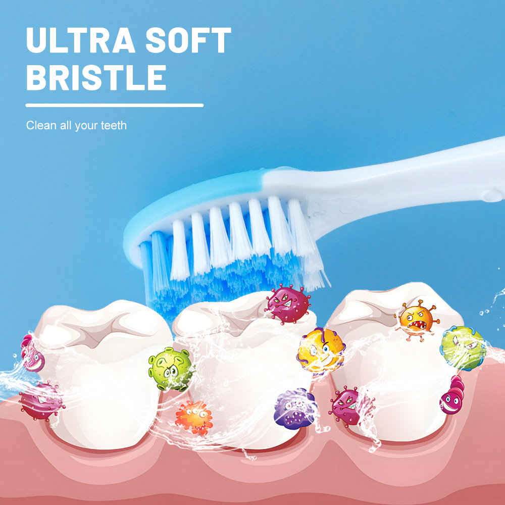 Wholesale OEM Private Label High Quality Soft Nylon Bristles Kids Manual Toothbrush