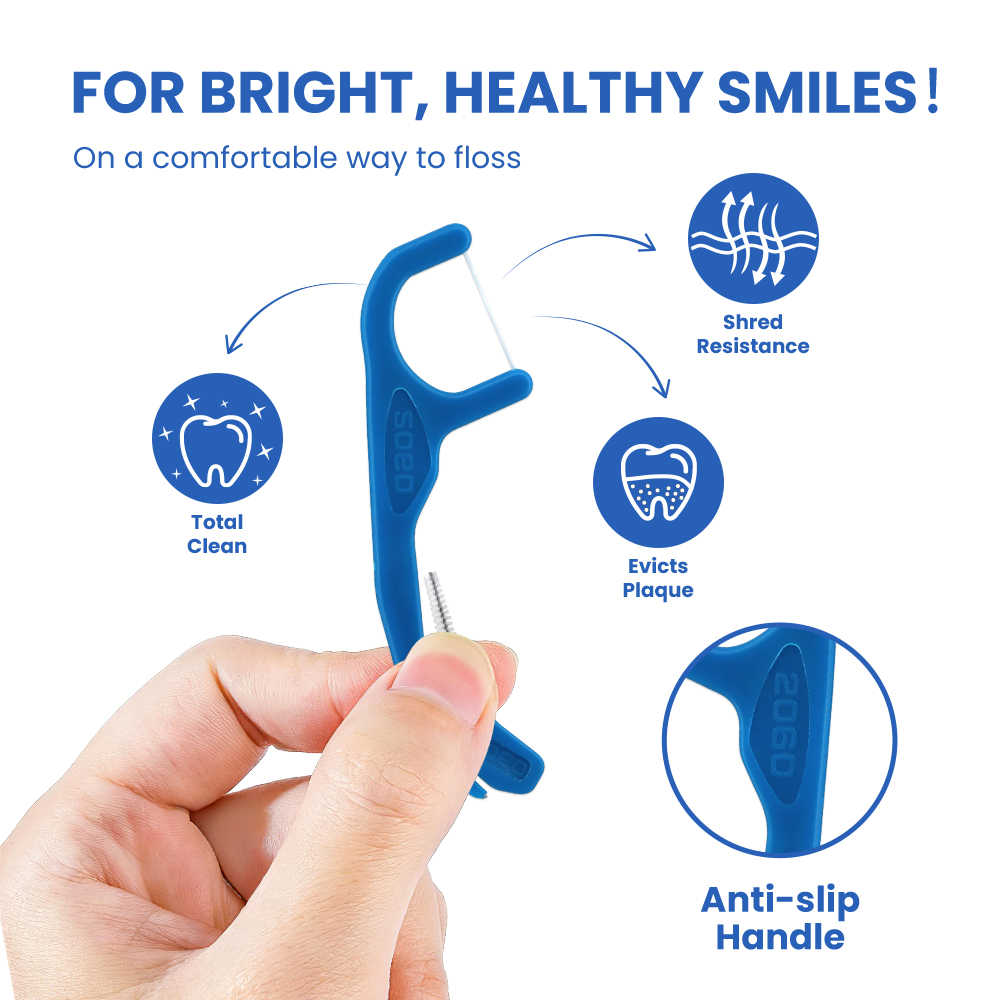 Palillos de hilo dental ecológicos personalizados con marca propia (copia)