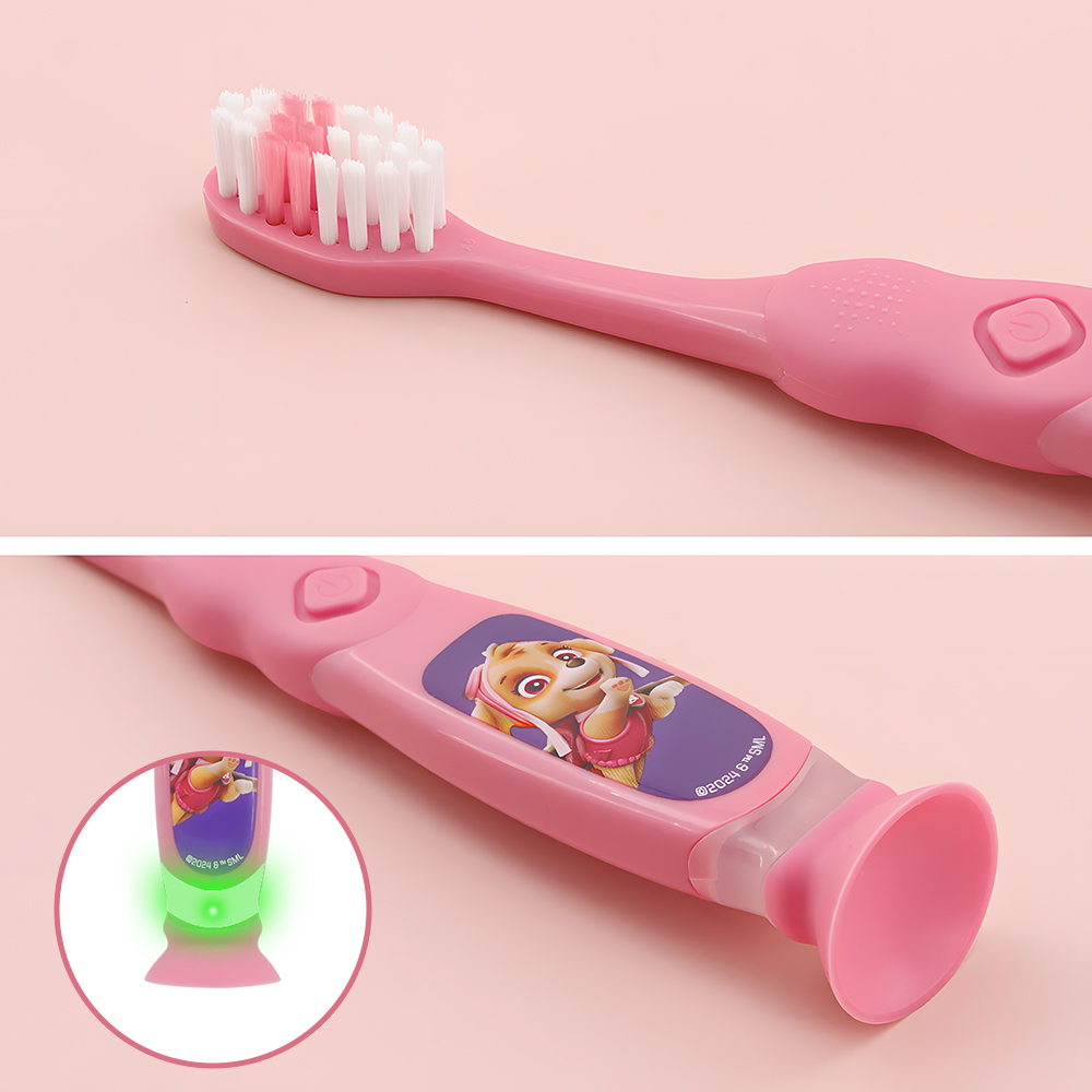 Kids LED Light Up Flashing Toothbrush with Suction Cup