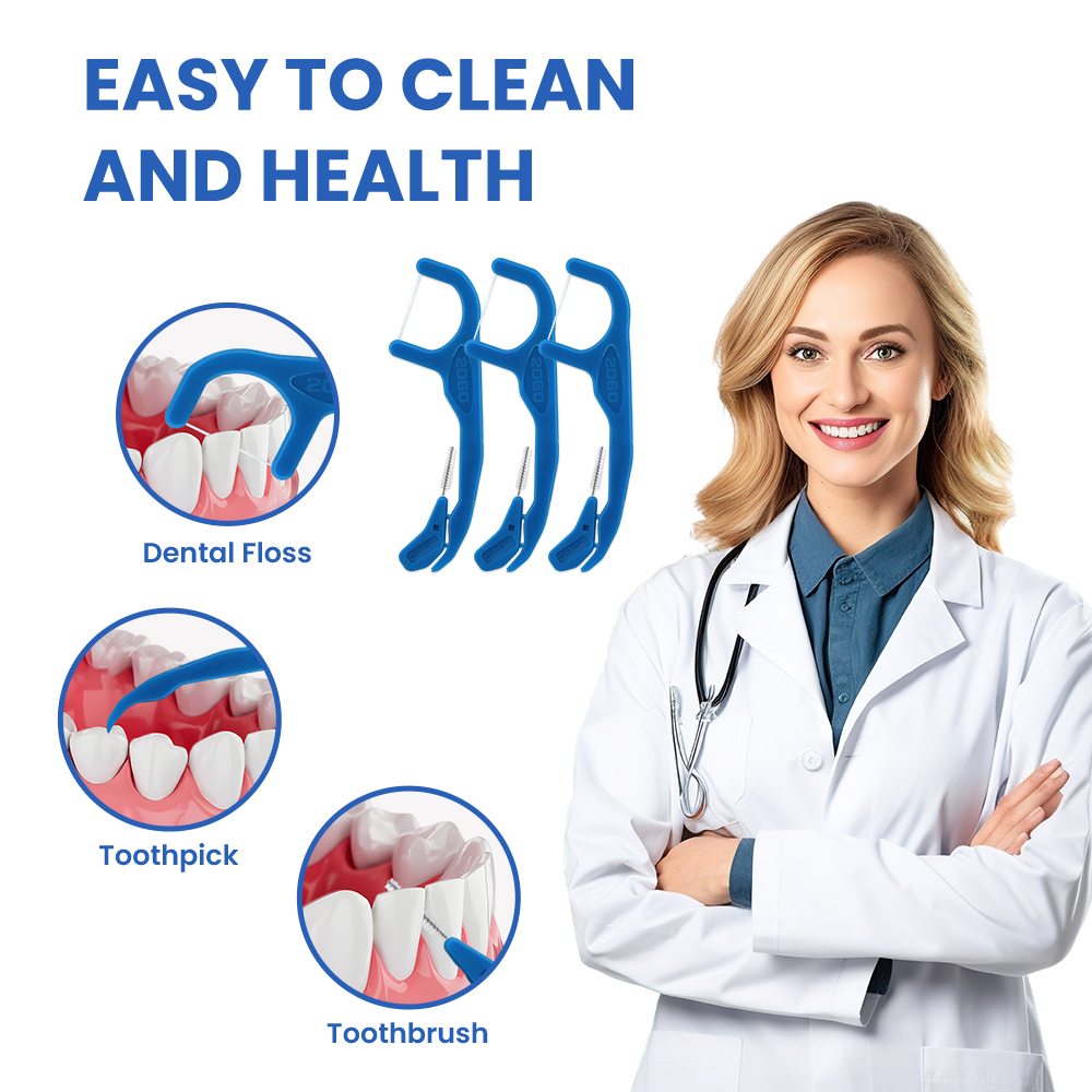 Palillos de hilo dental ecológicos personalizados con marca propia (copia)
